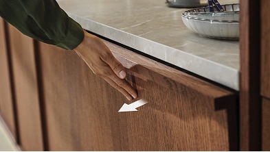 Lengvas atidarymas su „Push2Open“