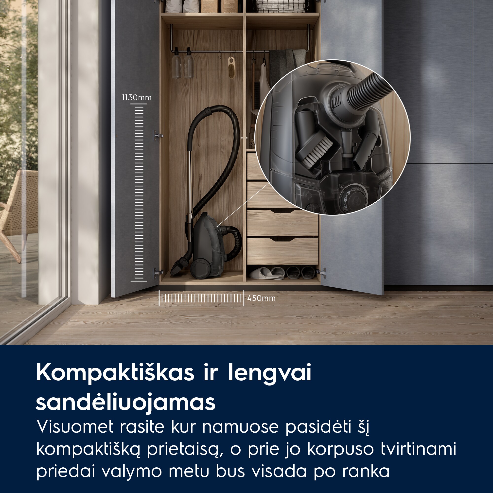 Electrolux - Dulkių siurblys - EB31C1DB