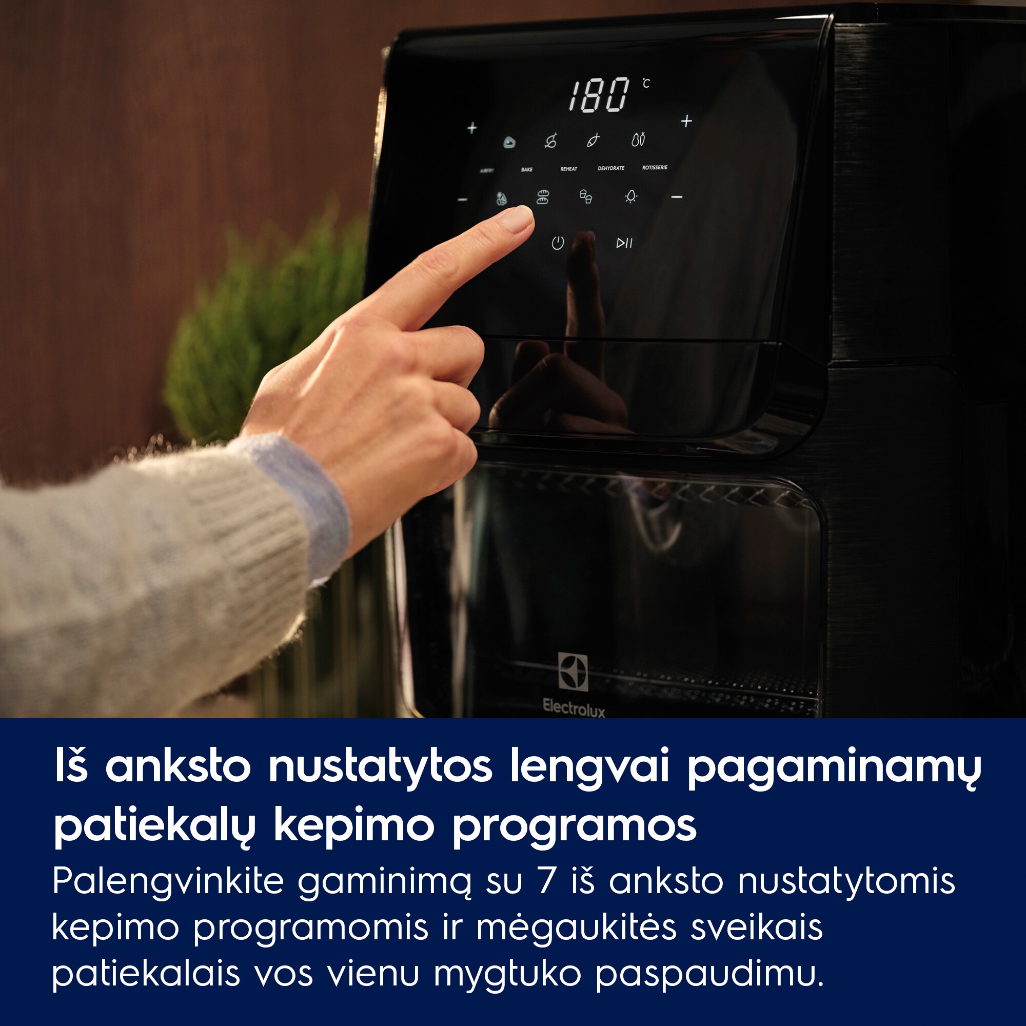 Electrolux - Karšto oro gruzdintuvės - EAF12B