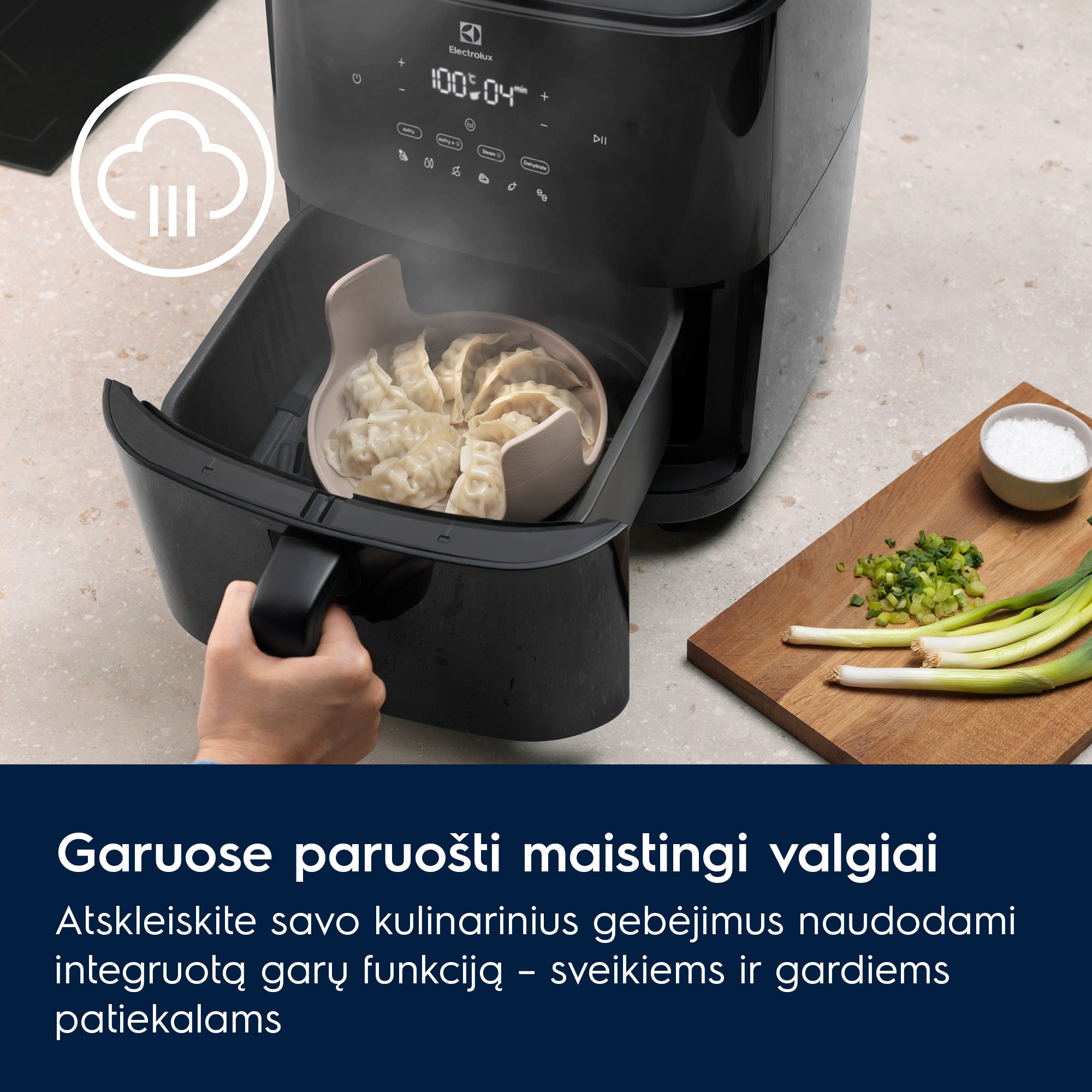 Electrolux - Karšto oro gruzdintuvės - EAF7SB