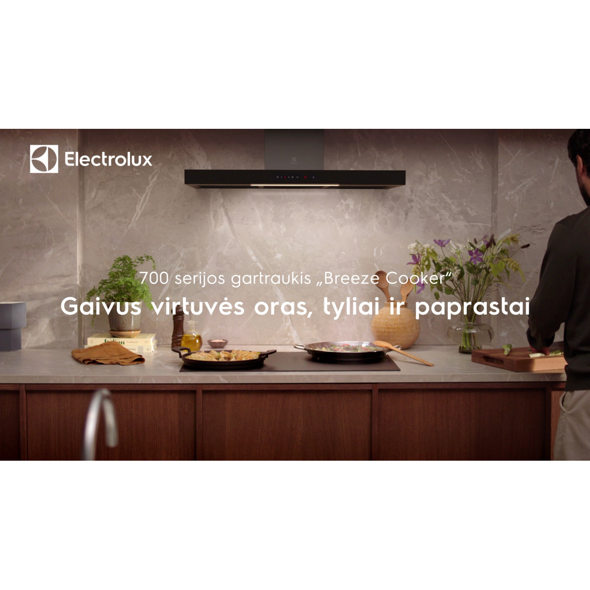 Electrolux - 60 cm pročio garų rinktuvas - LFT816K