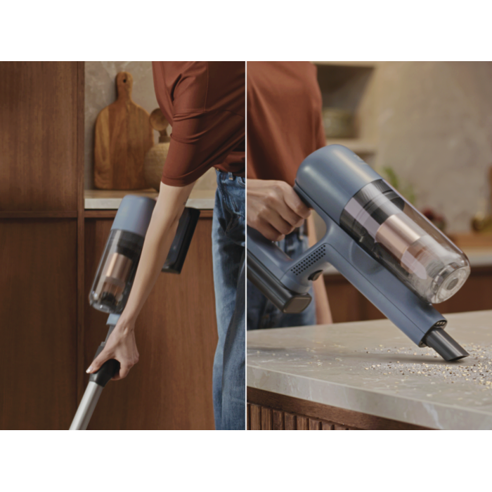 Quick release lets you switch from stick to hand unit in seconds 