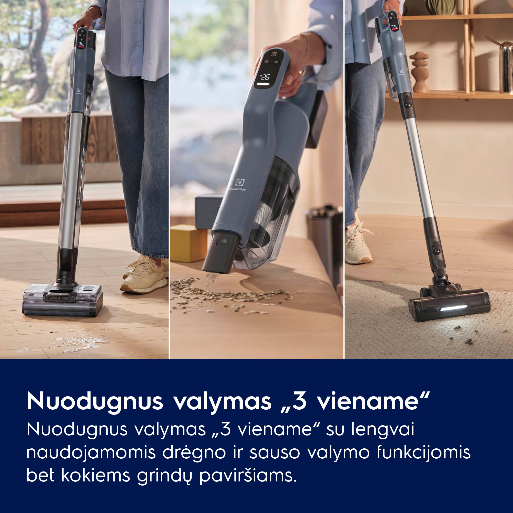 Electrolux - Wet&Dry/ Plaunantis dulkių siurblys - EW82U2DB