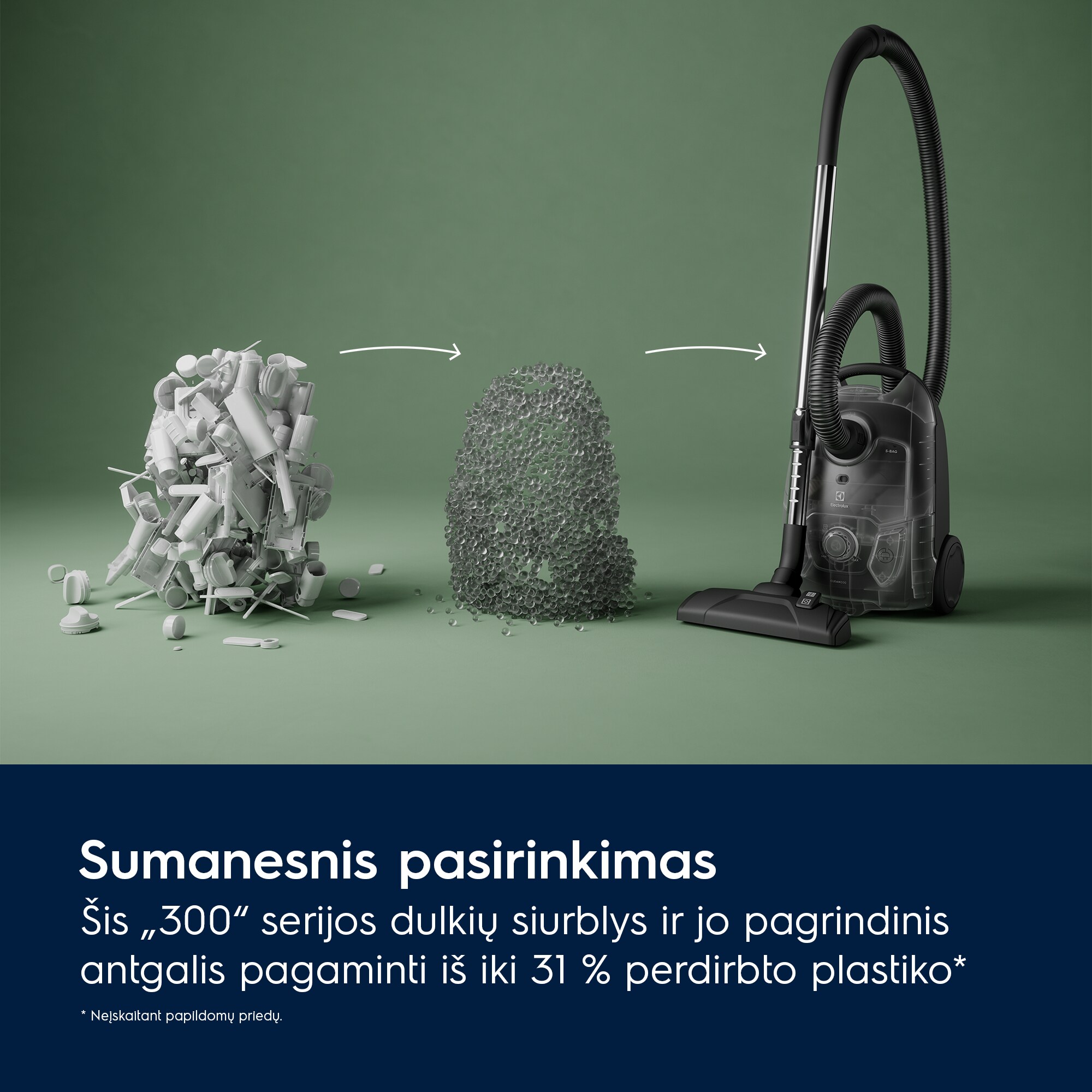Electrolux - Dulkių siurblys - EB31C1DB