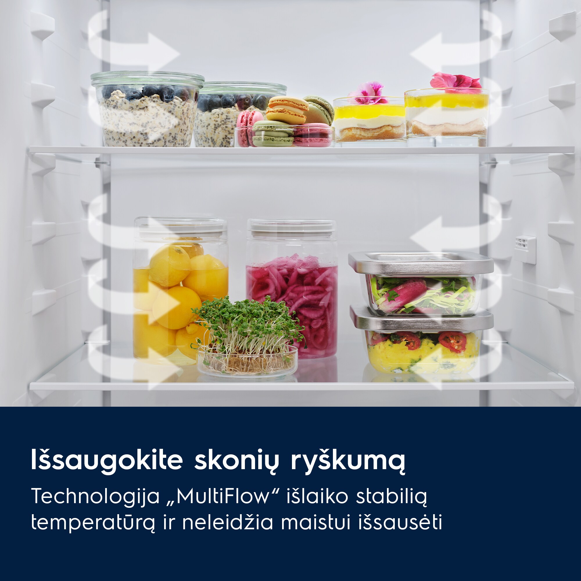 Electrolux - Laisvai pastatomas šaldytuvas su šaldikliu - ELT9VE52U0