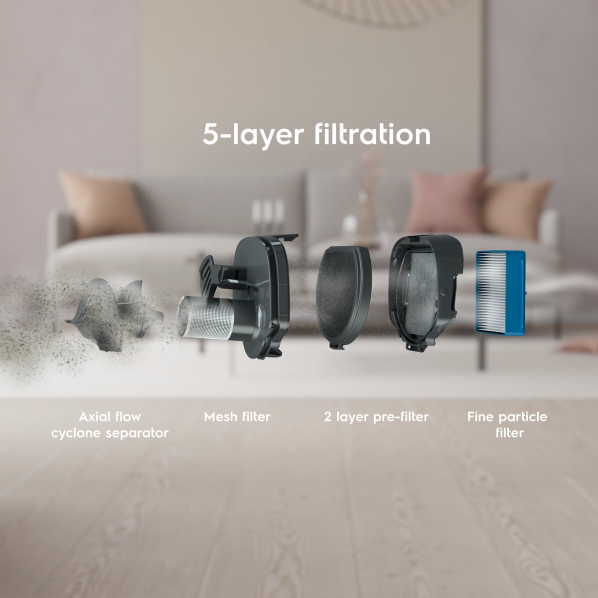 Electrolux - Belaidis dulkių siurblys - ES62P25WET