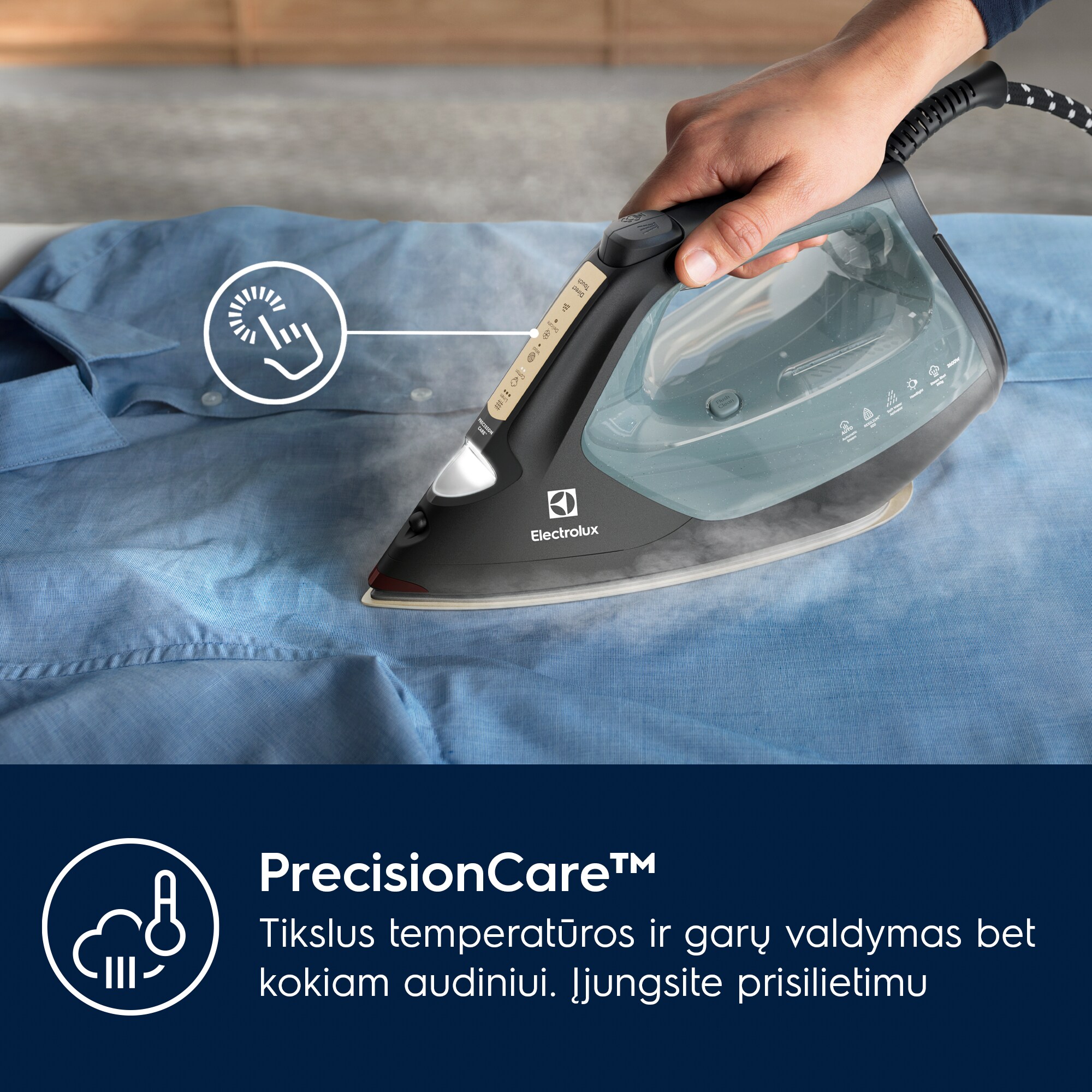 Electrolux - Lygintuvai su garais - E8SI2-8OG