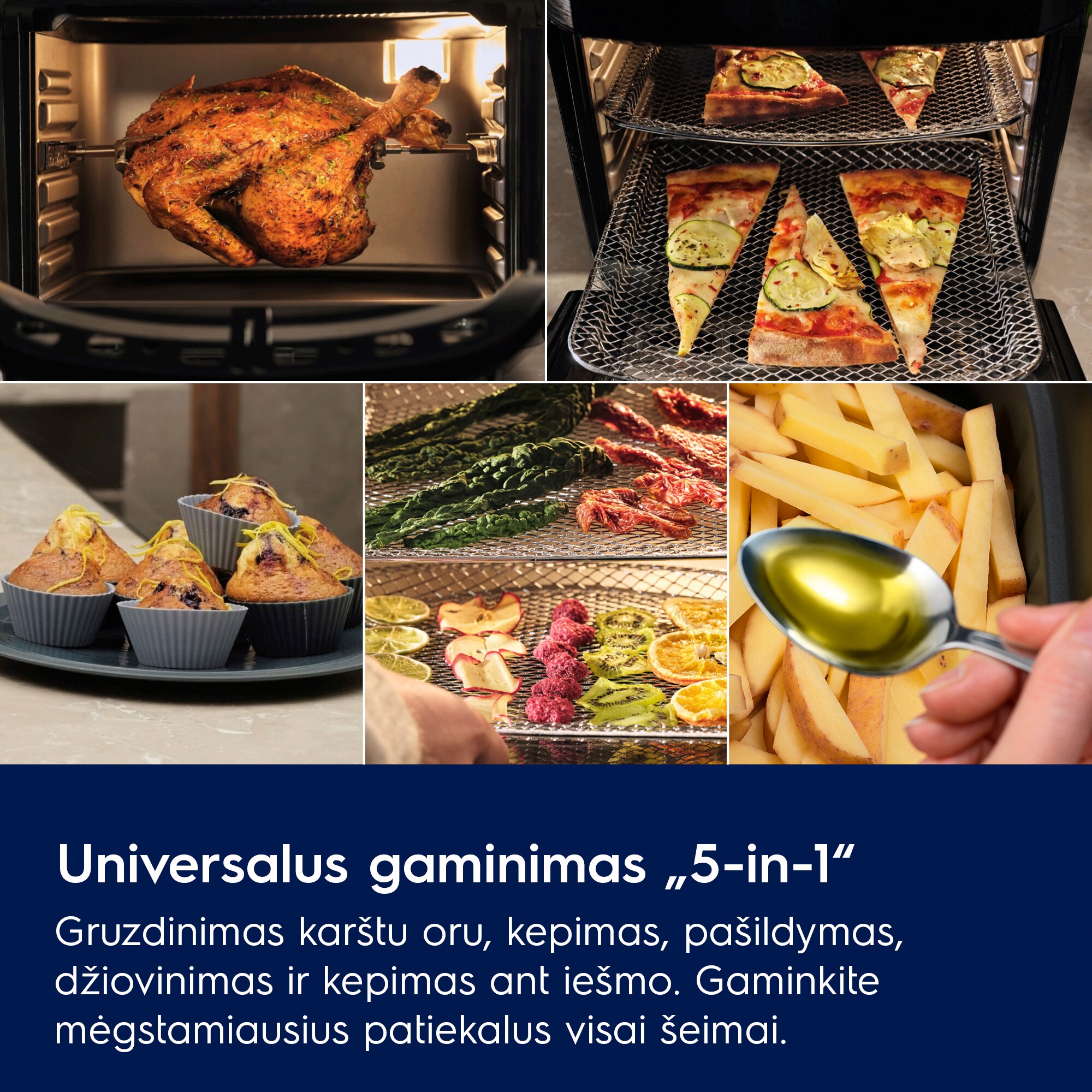 Electrolux - Karšto oro gruzdintuvės - EAF12B