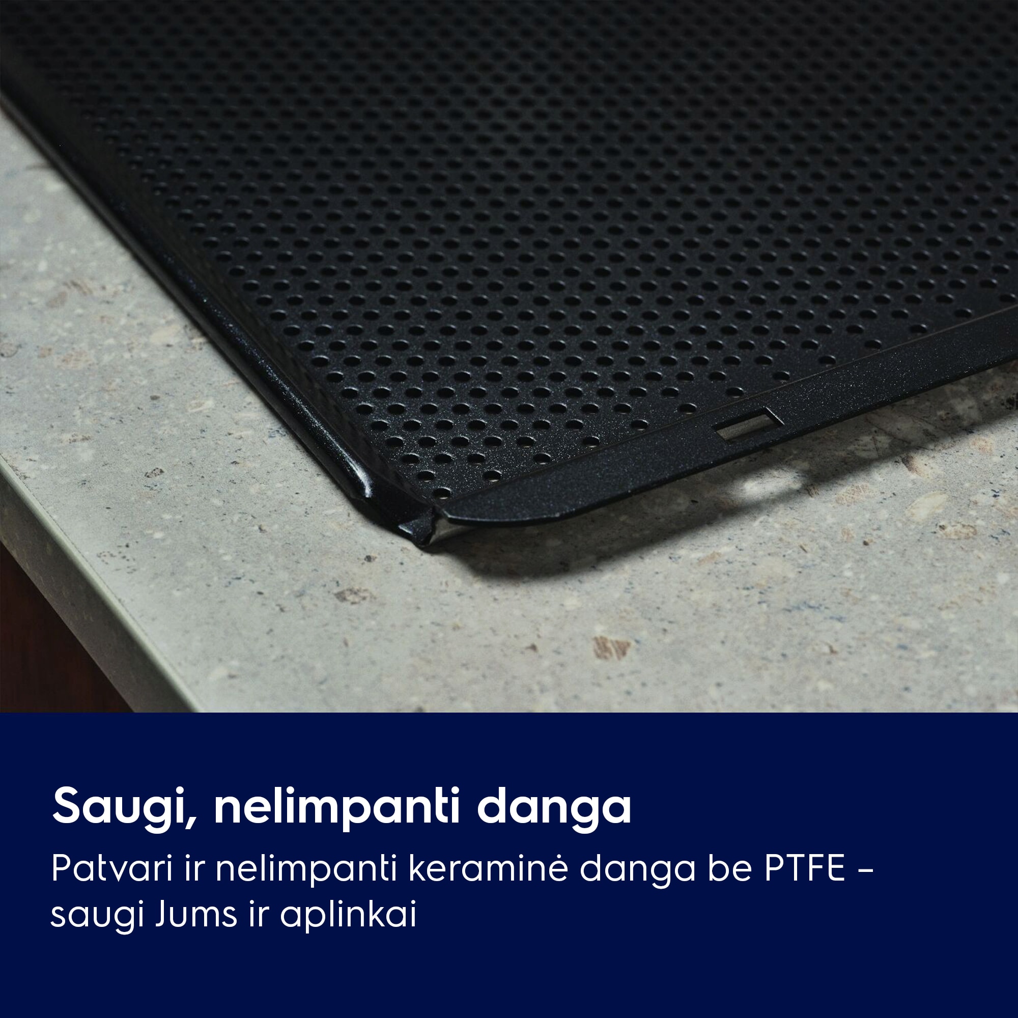 Saugi, nelimpanti danga Patvari ir nelimpanti keraminė danga be PTFE – saugi Jums ir aplinkai