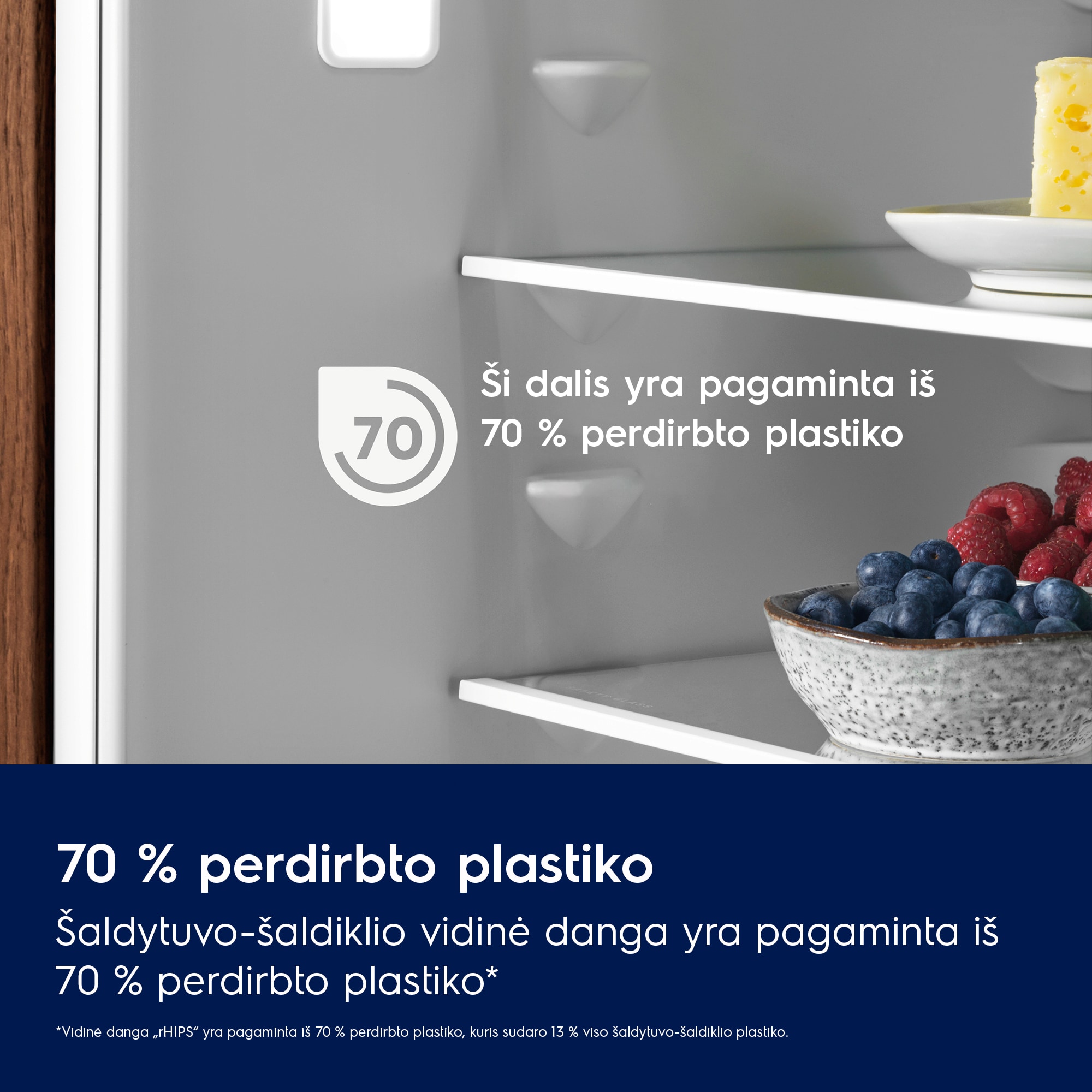 Electrolux - Montuojamas šaldytuvas su šaldikliu - ENC8MD19S
