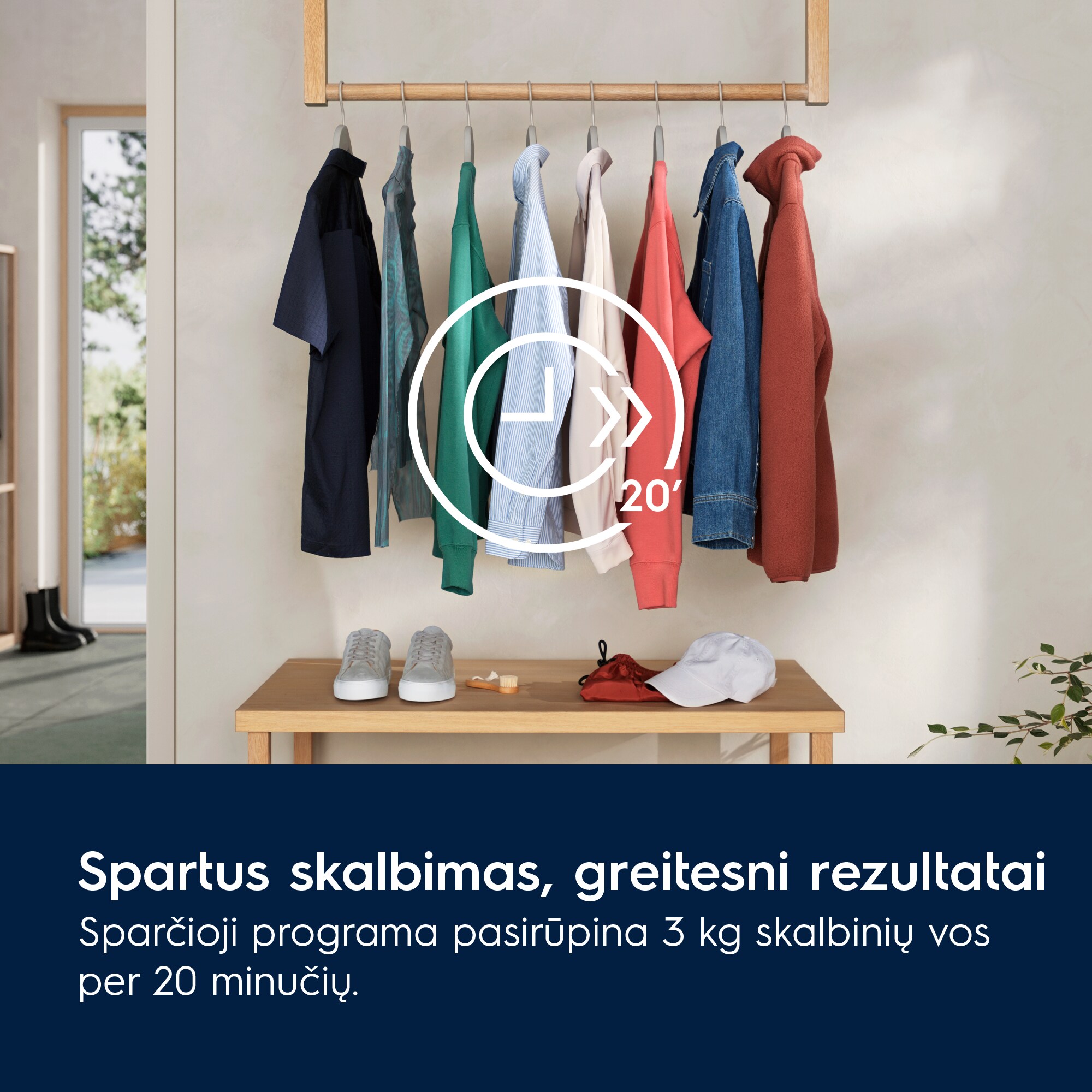 Electrolux - Skalbyklė kraunama iš priekio - EW6F3494E