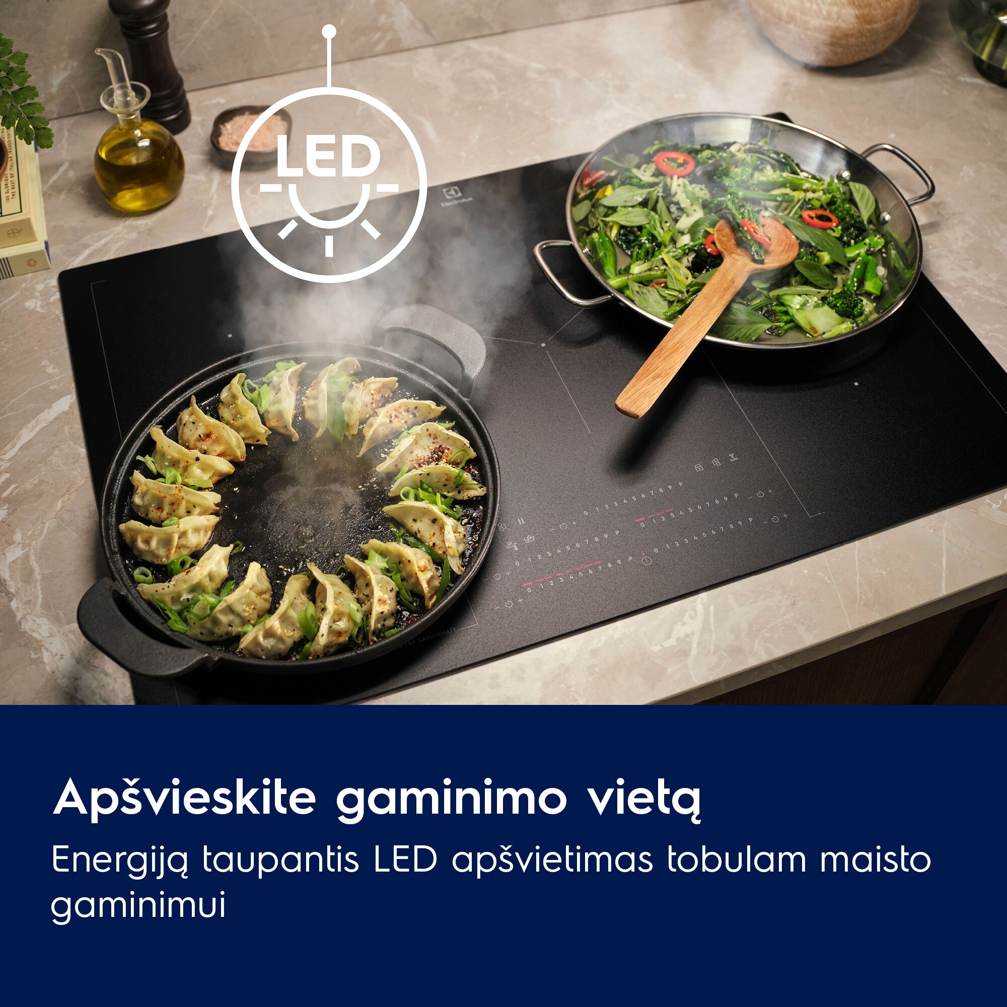 Electrolux - Integruojamas garų rinktuvas - LFG716X