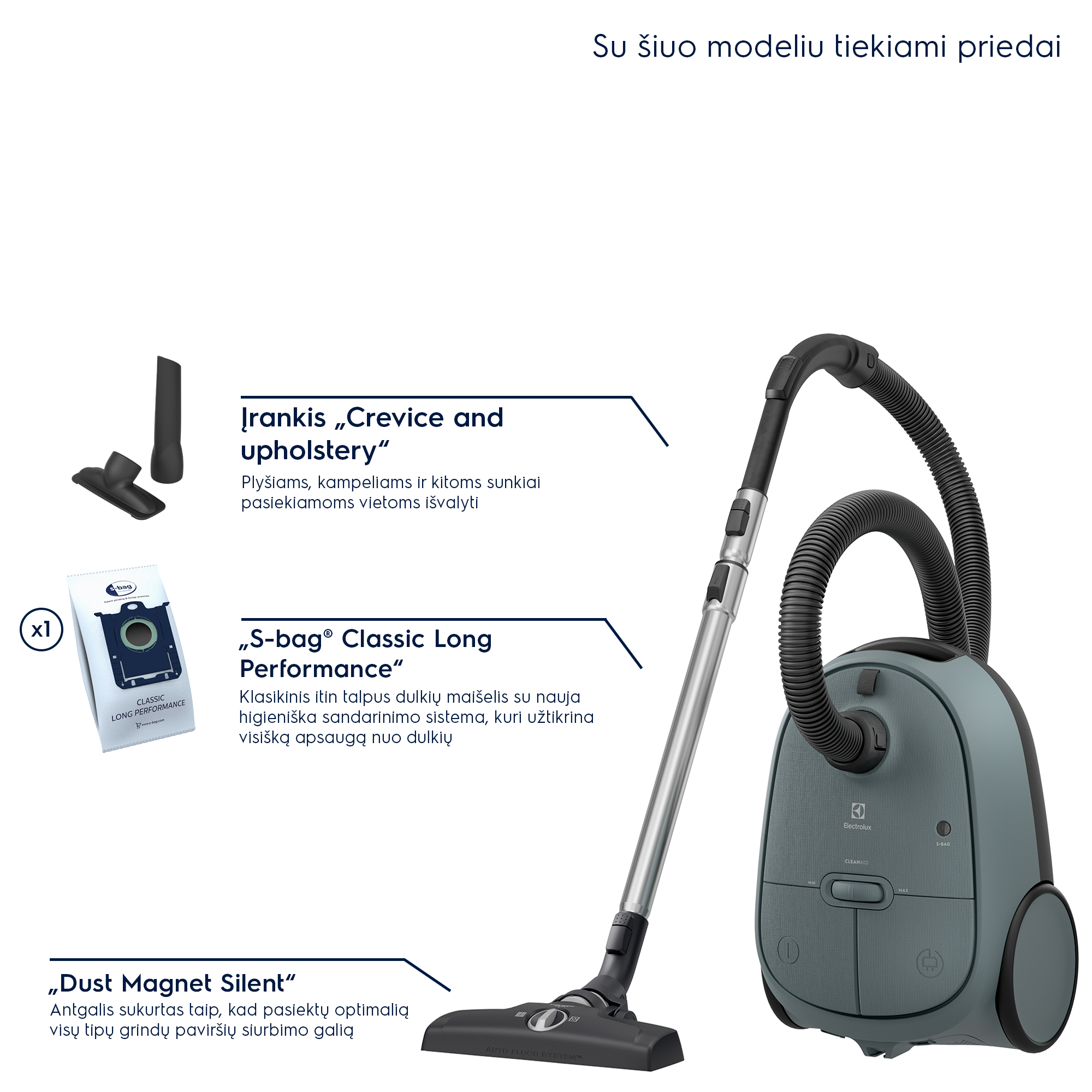 Electrolux - Dulkių siurblys - EB61C1OG