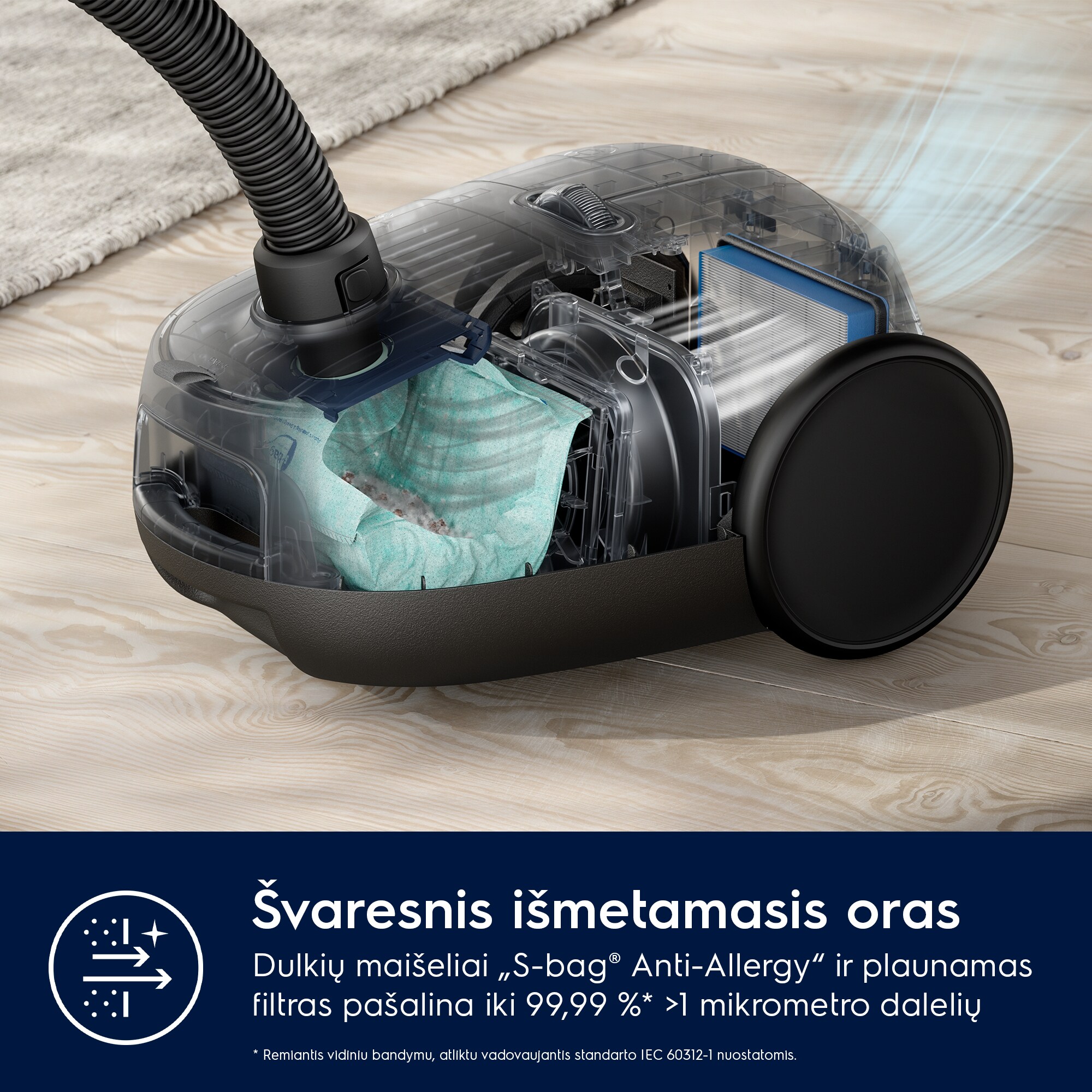 Electrolux - Dulkių siurblys - EB61H6SW