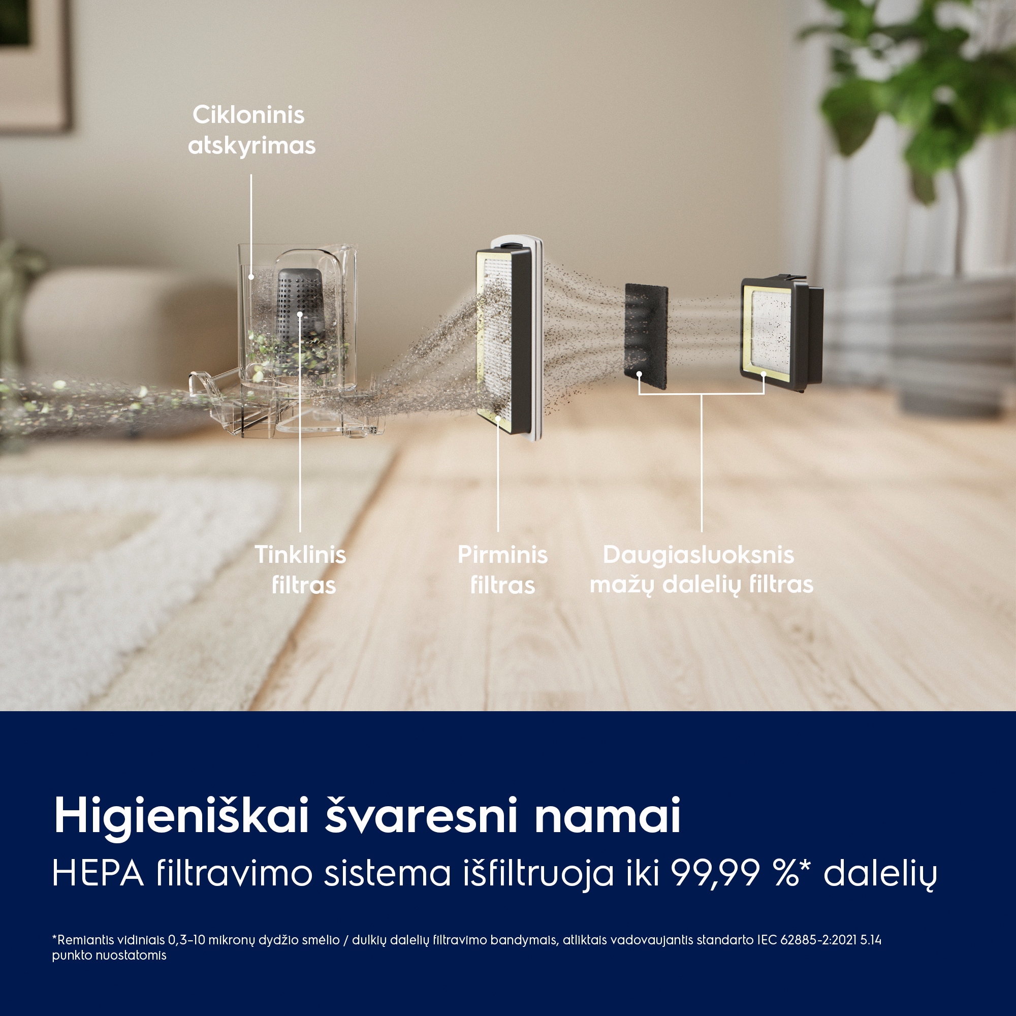 Electrolux - Dulkių siurblys be maišelio - EL31C1LDB