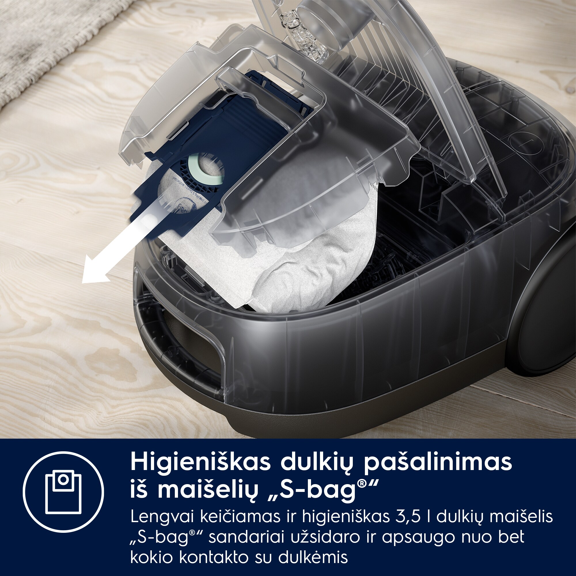 Electrolux - Dulkių siurblys - EB61C1OG