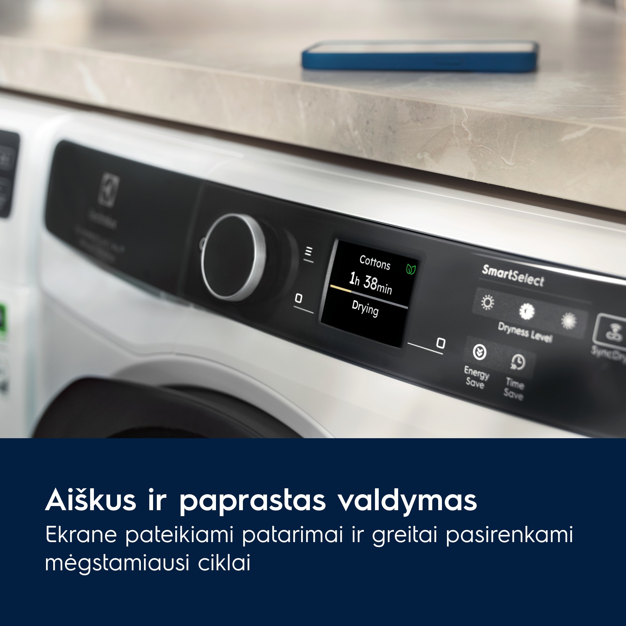 Electrolux - Džiovyklė su šilumos siurbliu - EW9D787KCE