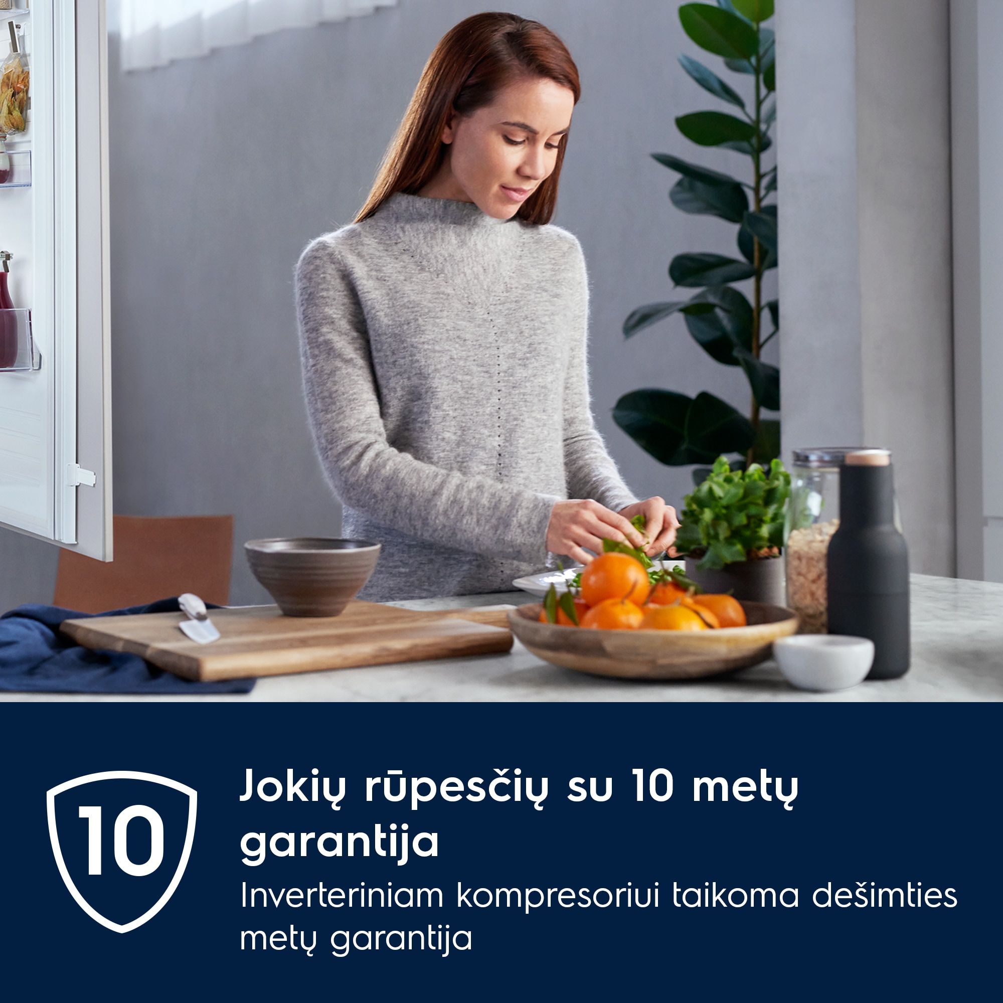Electrolux - Montuojamas šaldytuvas su šaldikliu - LNS5LE18S
