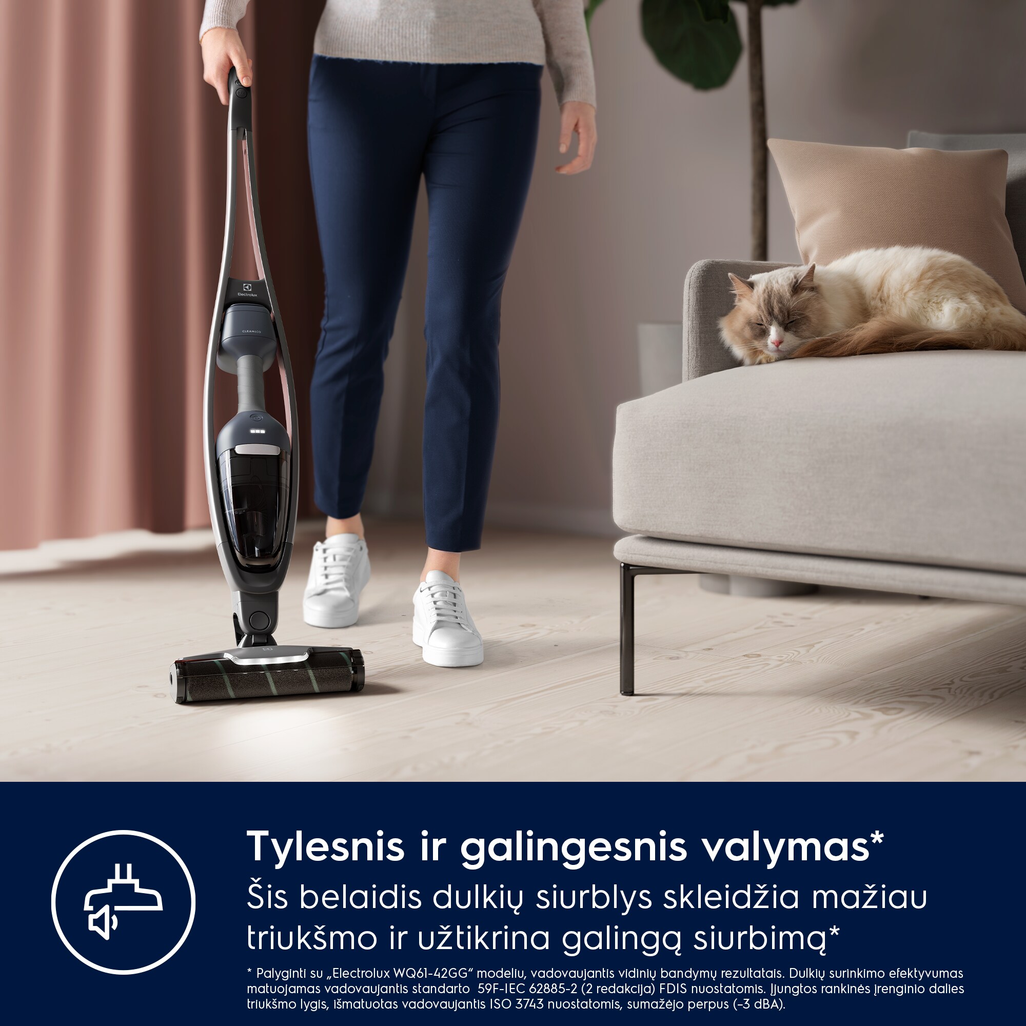 Electrolux - Belaidis dulkių siurblys - ES62CP25DB