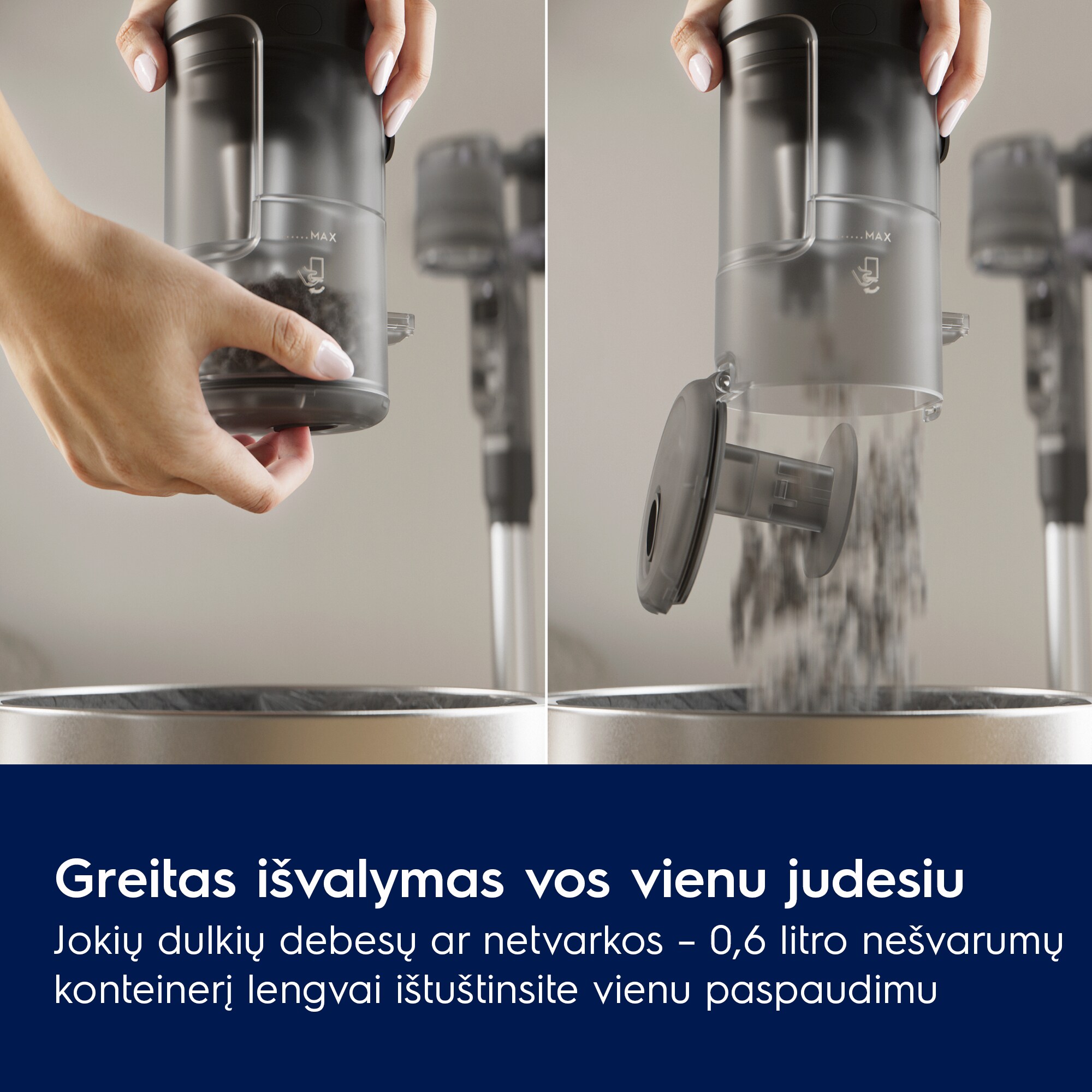 Electrolux - Belaidis dulkių siurblys - EP61CB21WG