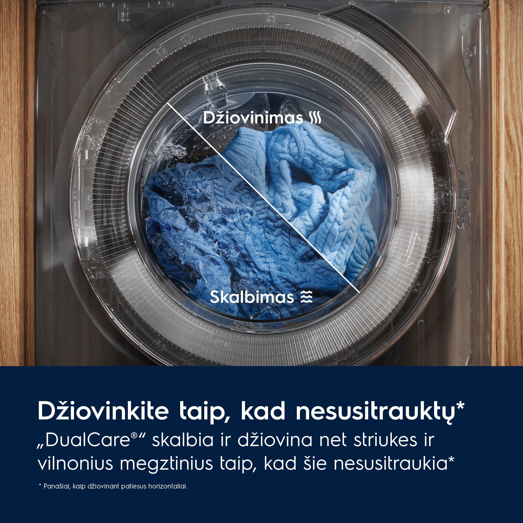 Electrolux - Laisvai pastatoma skalbyklė su džiovinimu - EW7W5697QE