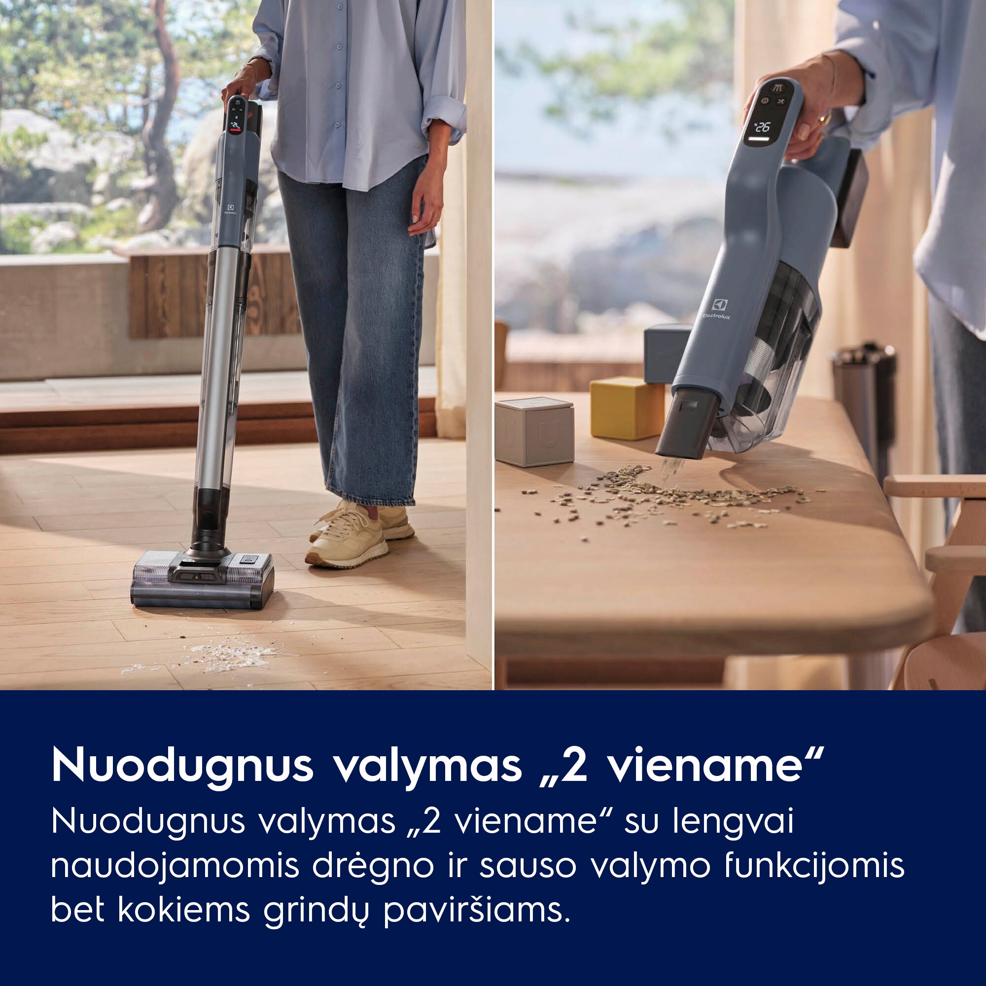 Electrolux - Wet&Dry/ Plaunantis dulkių siurblys - EW82U1DB