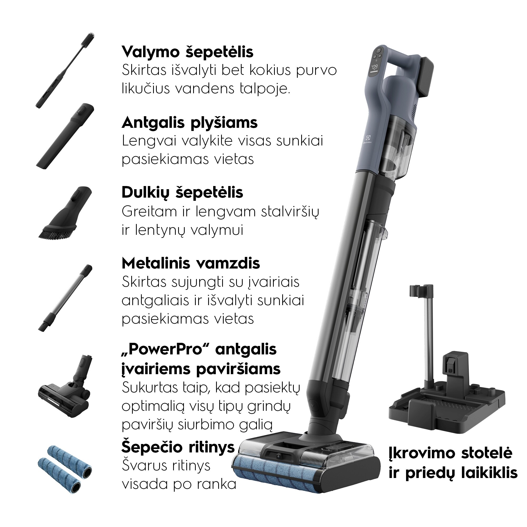 Electrolux - Wet&Dry/ Plaunantis dulkių siurblys - EW82U2DB