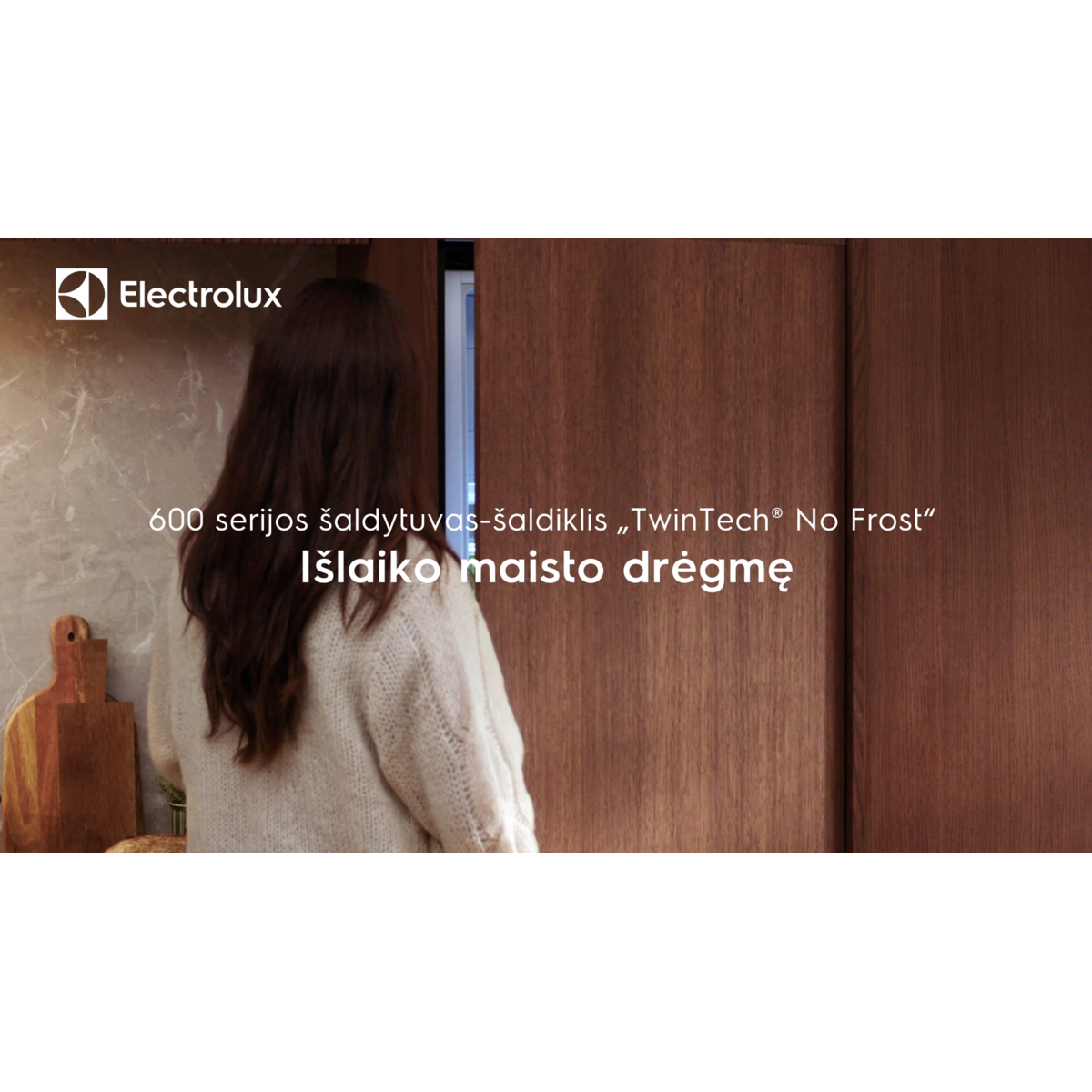 Electrolux - Montuojamas šaldytuvas su šaldikliu - E6MNTE18S