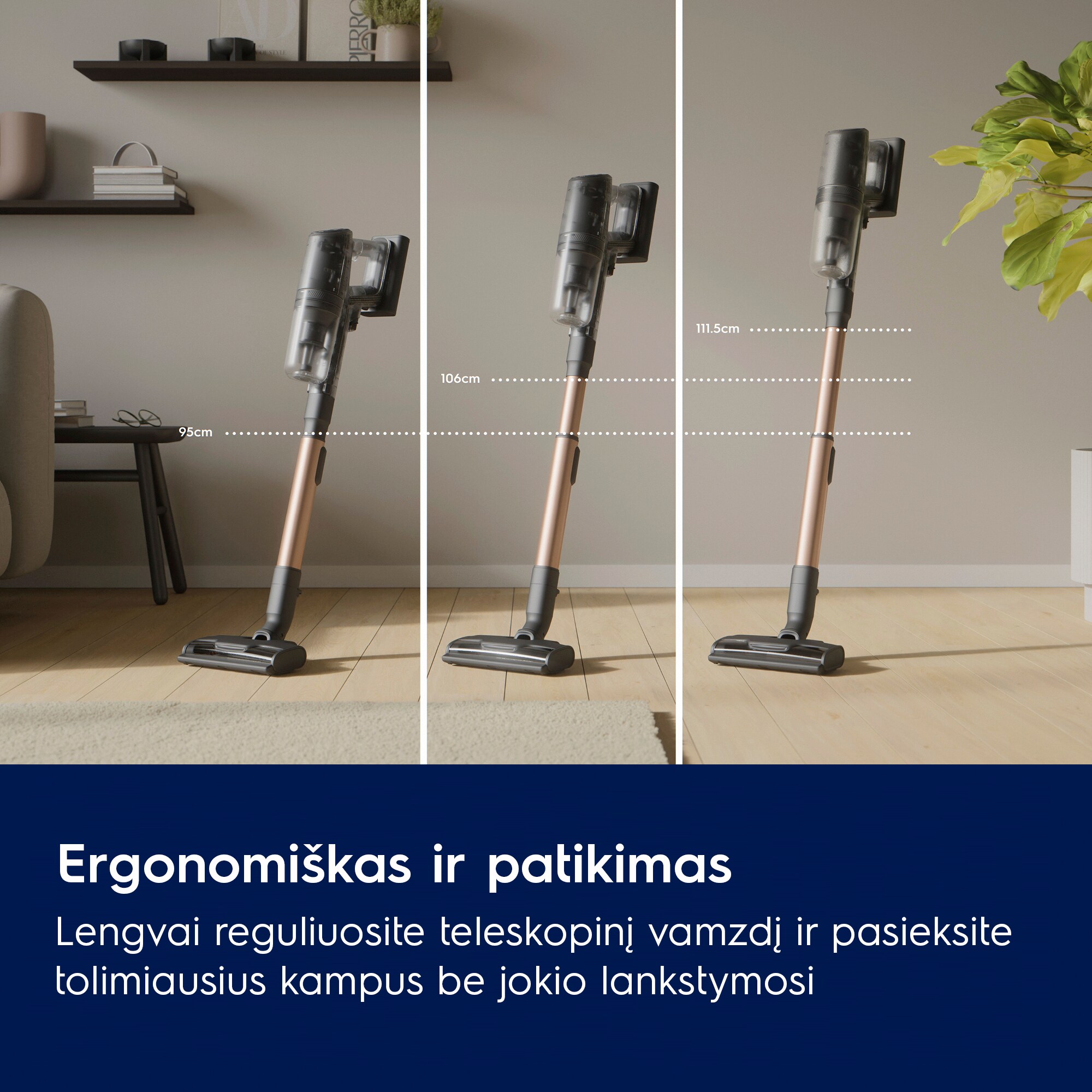 Electrolux - Belaidis dulkių siurblys - EP82H25WET