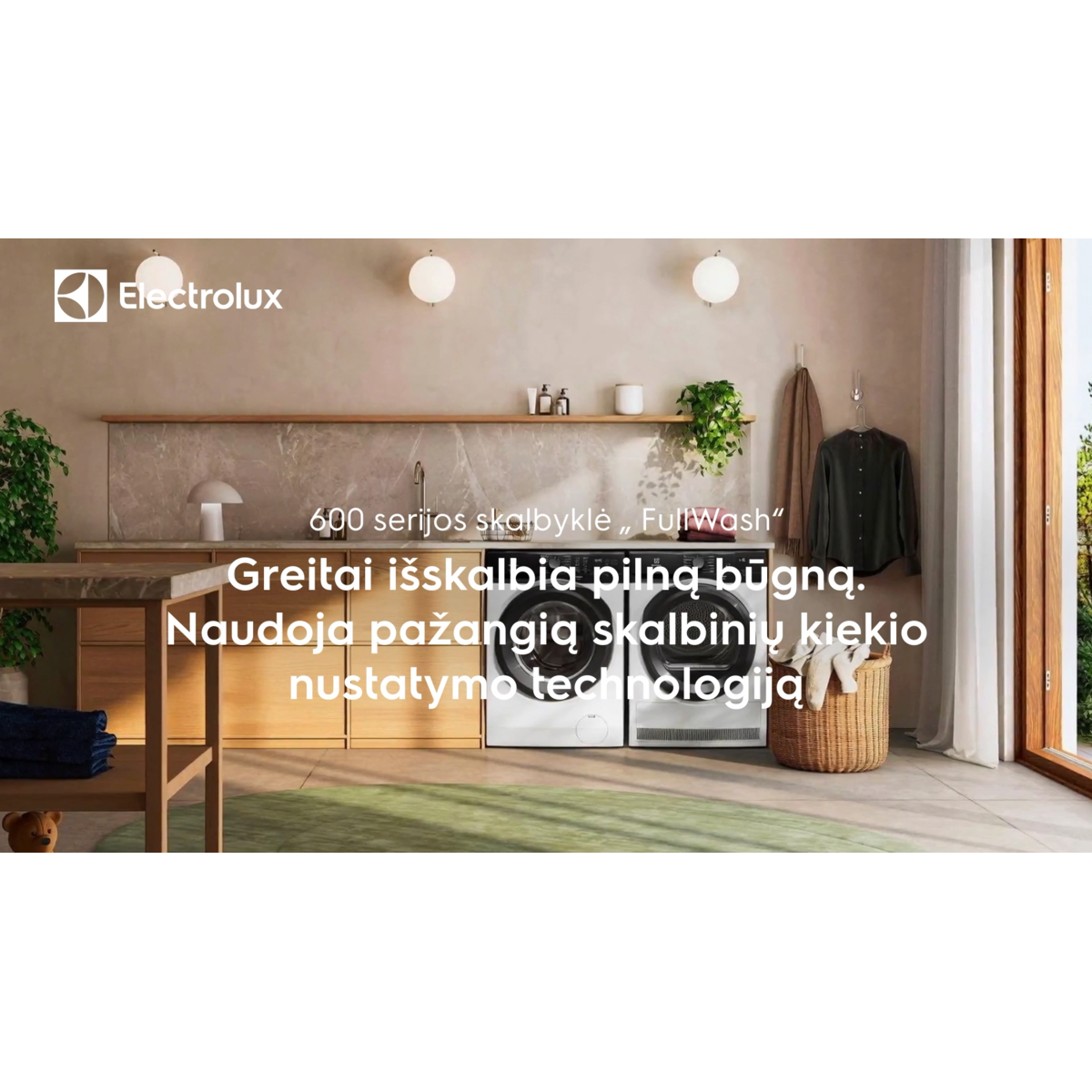 Electrolux - 9 kg talpos skalbimo mašina - EW6F9492E