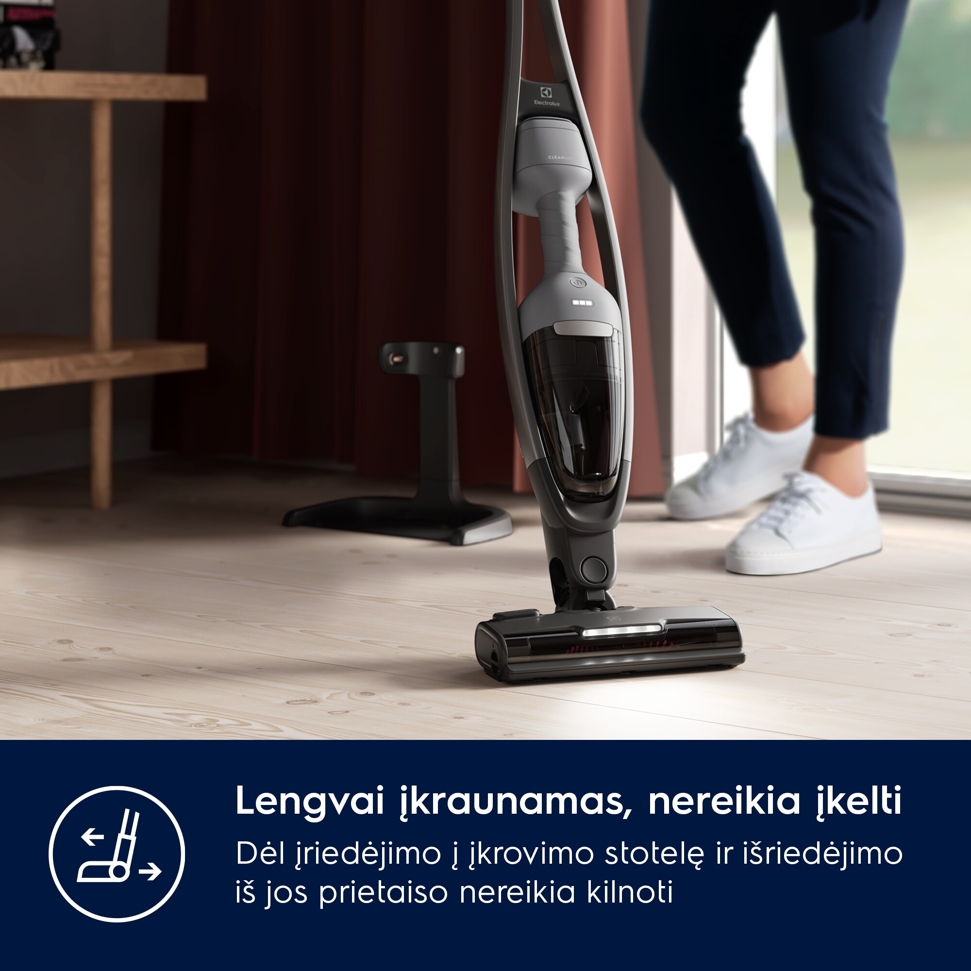 Electrolux - Belaidis dulkių siurblys - ES62CB25UG