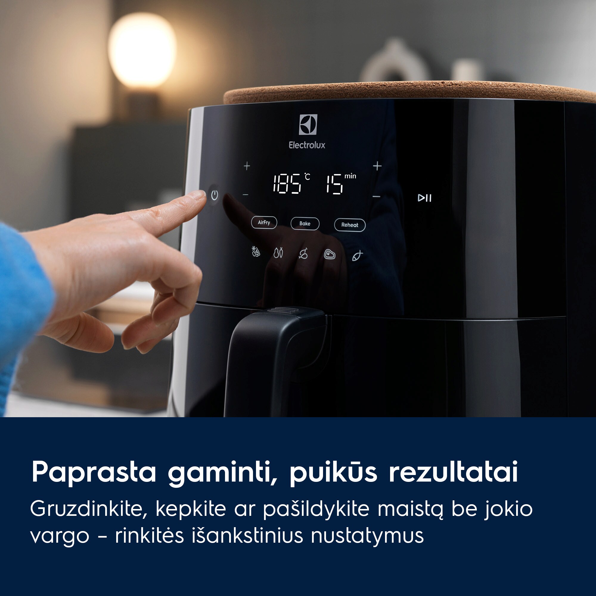 Electrolux - Karšto oro gruzdintuvės - EAF7SB