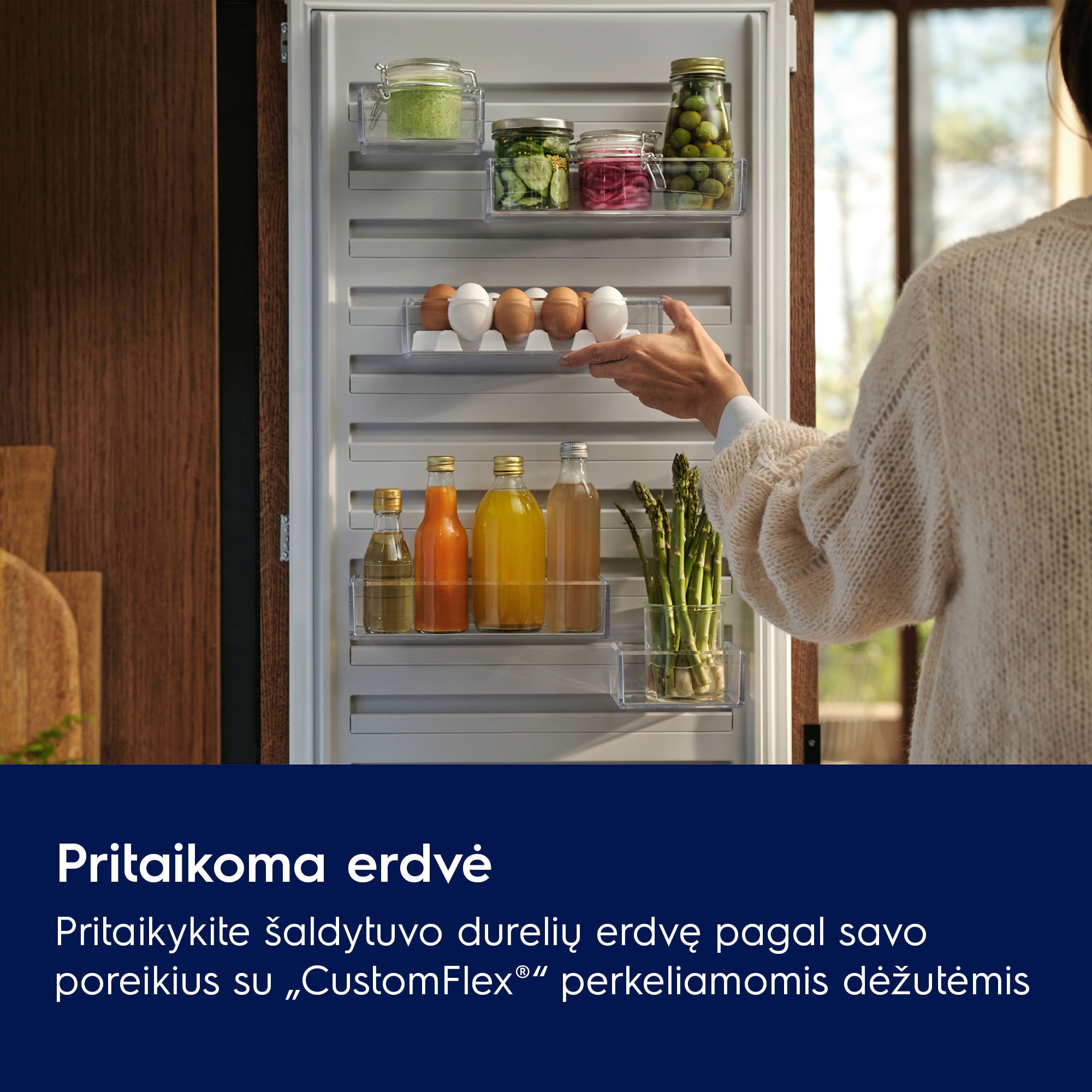 Electrolux - Laisvai pastatomas šaldytuvas su šaldikliu - LNT7ME36X3