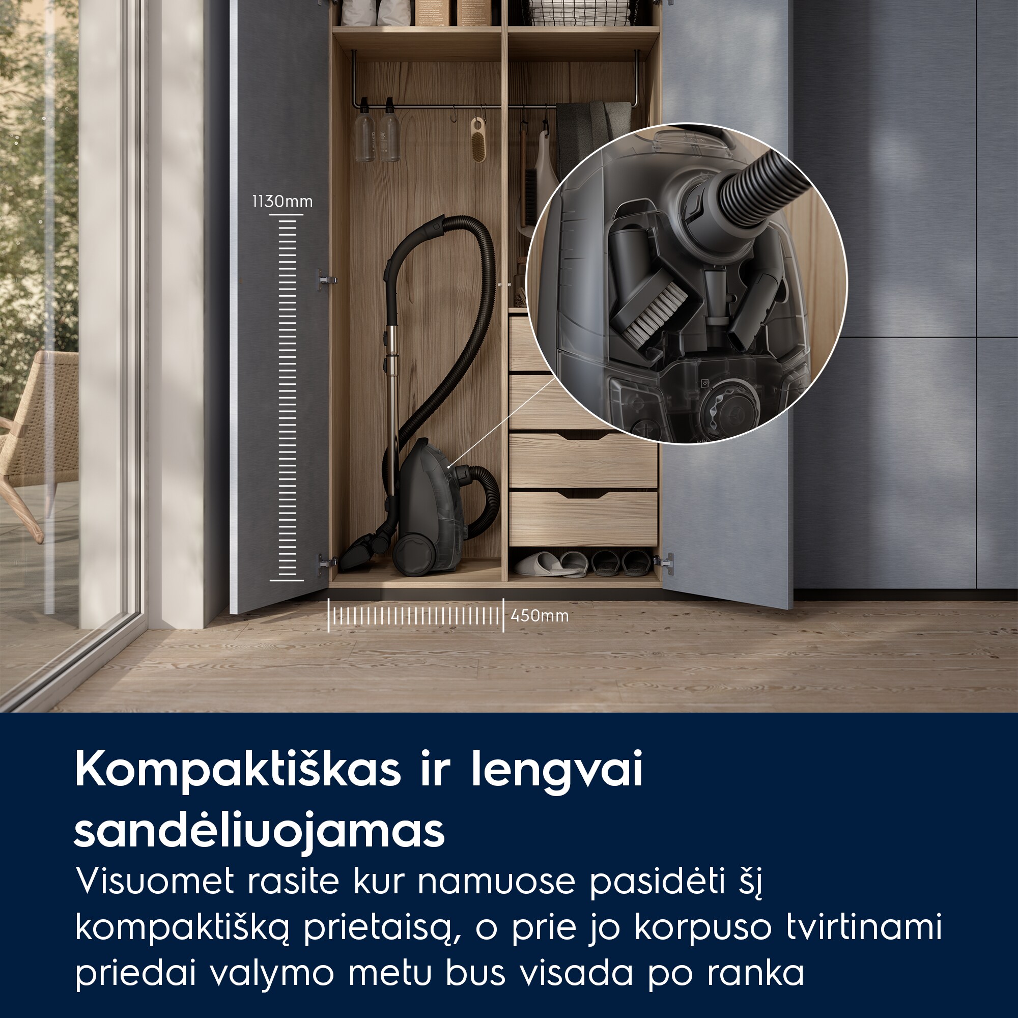 Electrolux - Dulkių siurblys - EB51C2DB