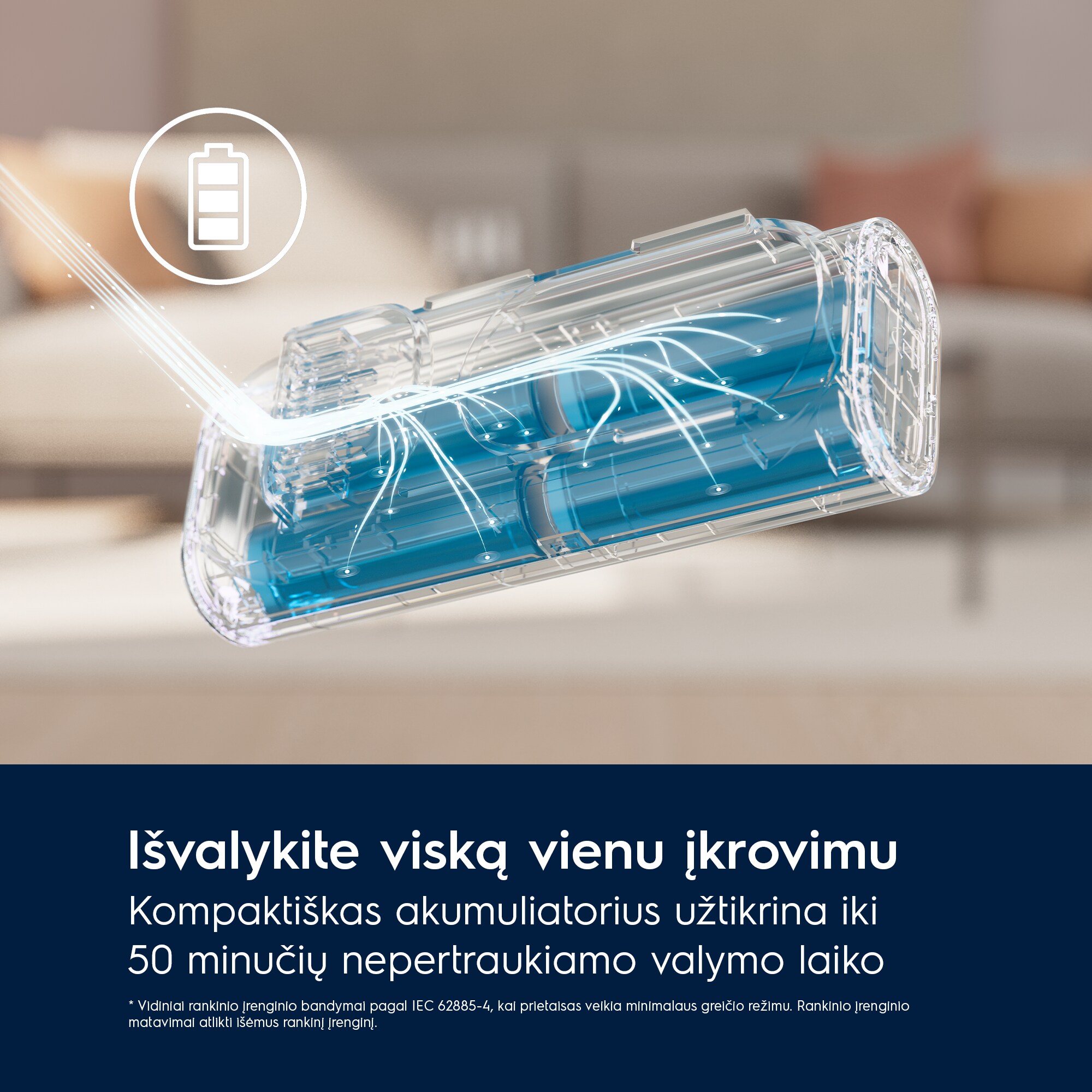Electrolux - Belaidis dulkių siurblys - EP71HB14UV