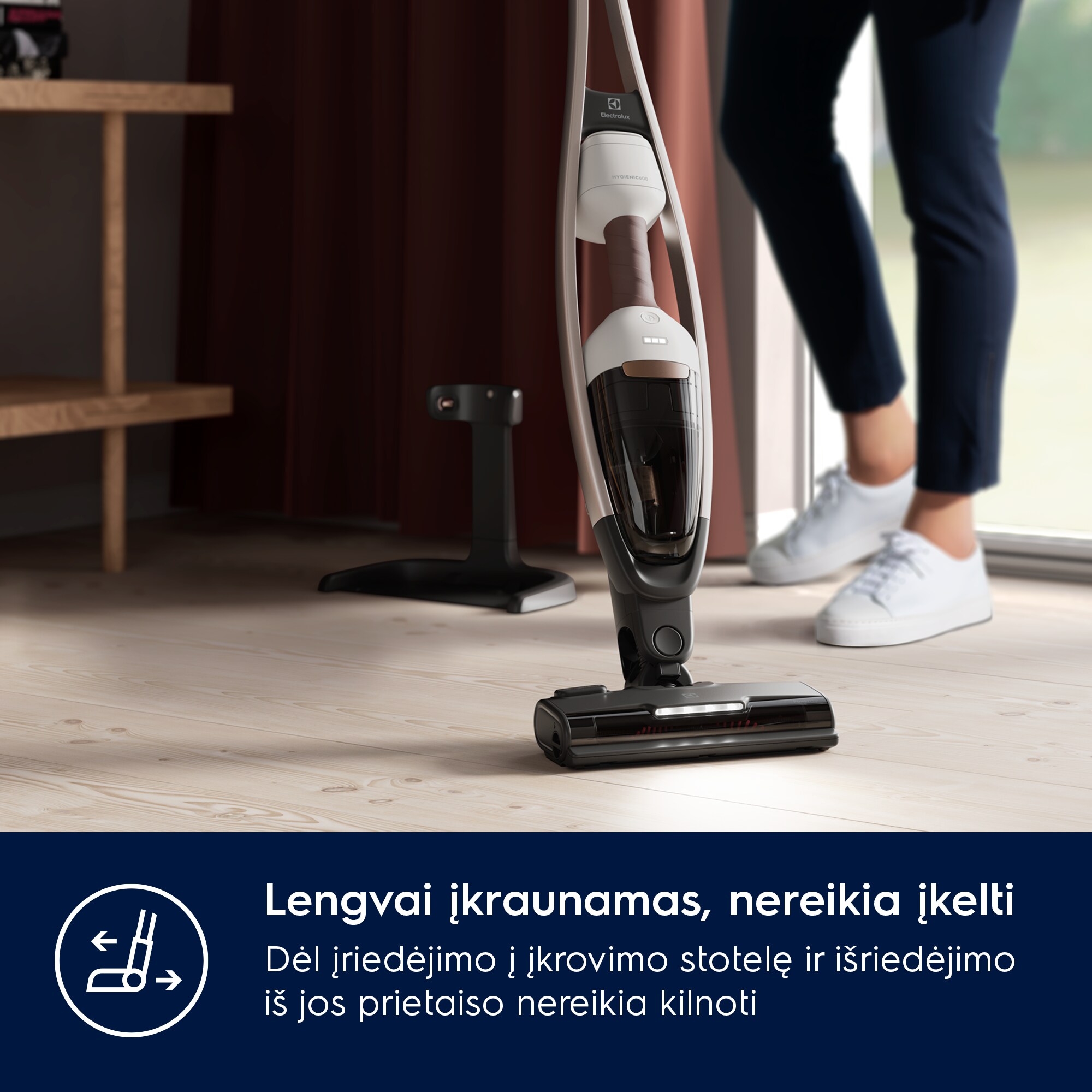 Electrolux - Belaidis dulkių siurblys - ES62P25WET