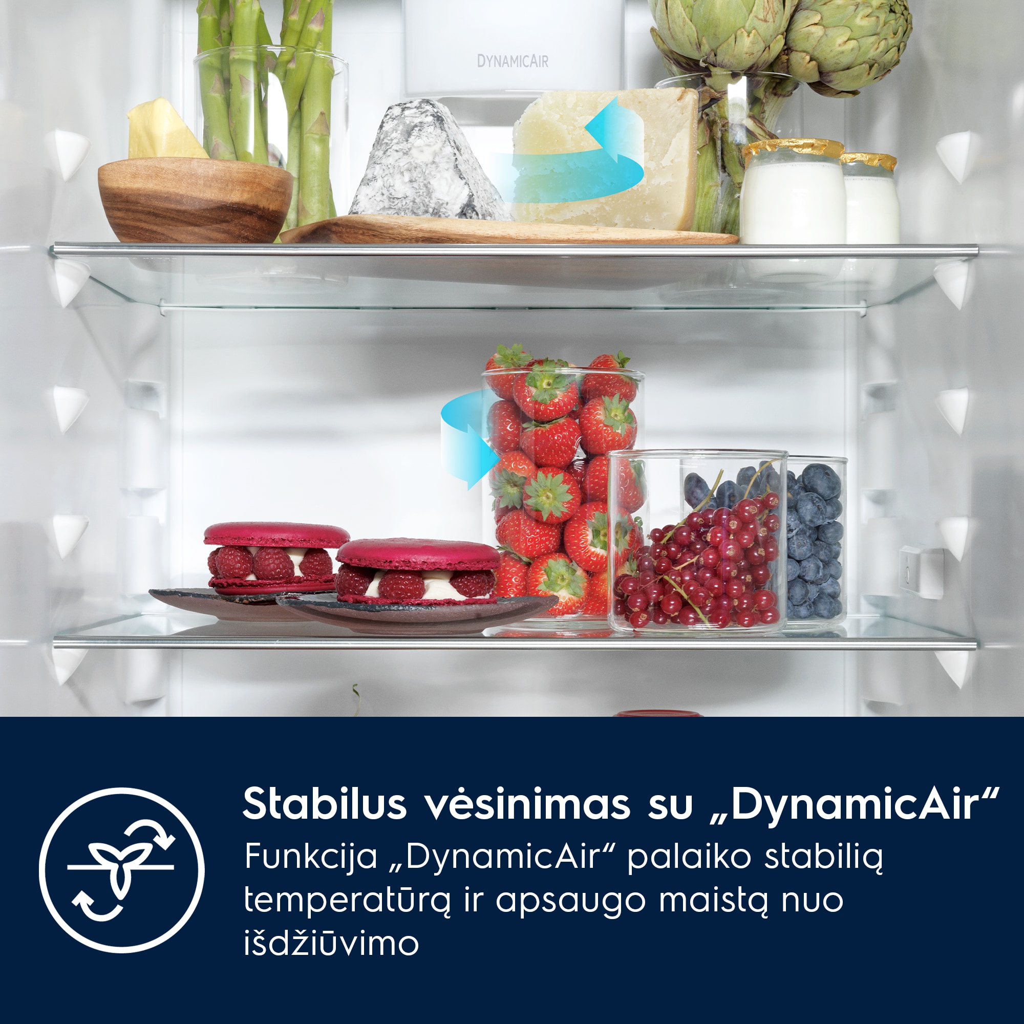 Electrolux - Montuojamas šaldytuvas su šaldikliu - ENS6TE19S