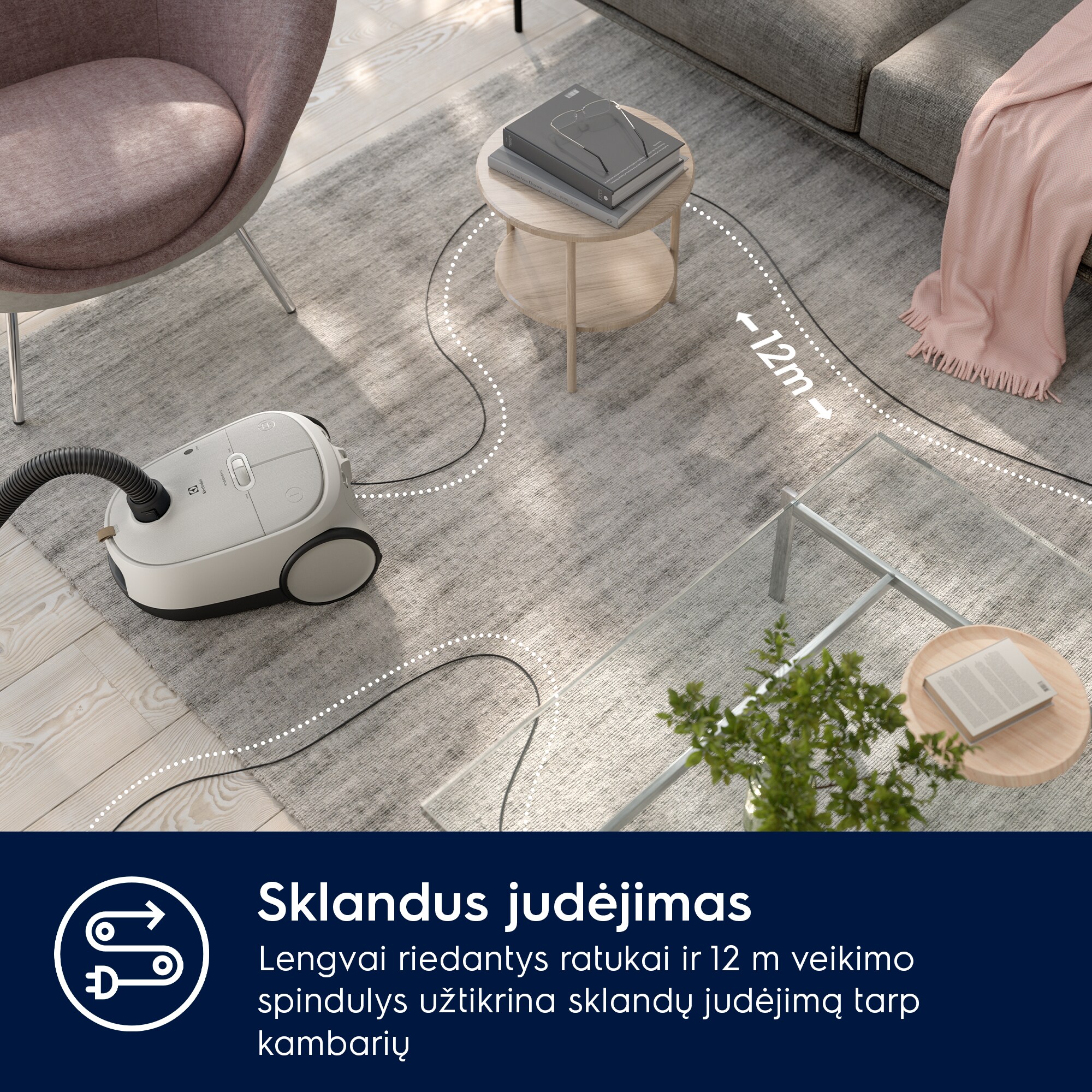 Electrolux - Dulkių siurblys - EB61H6SW