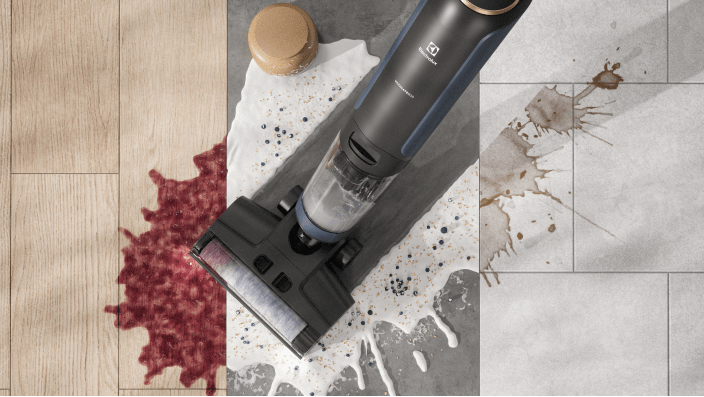 Išsipylusių skysčių susiurbimas.